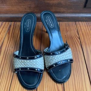 Coach slide pumps size 9